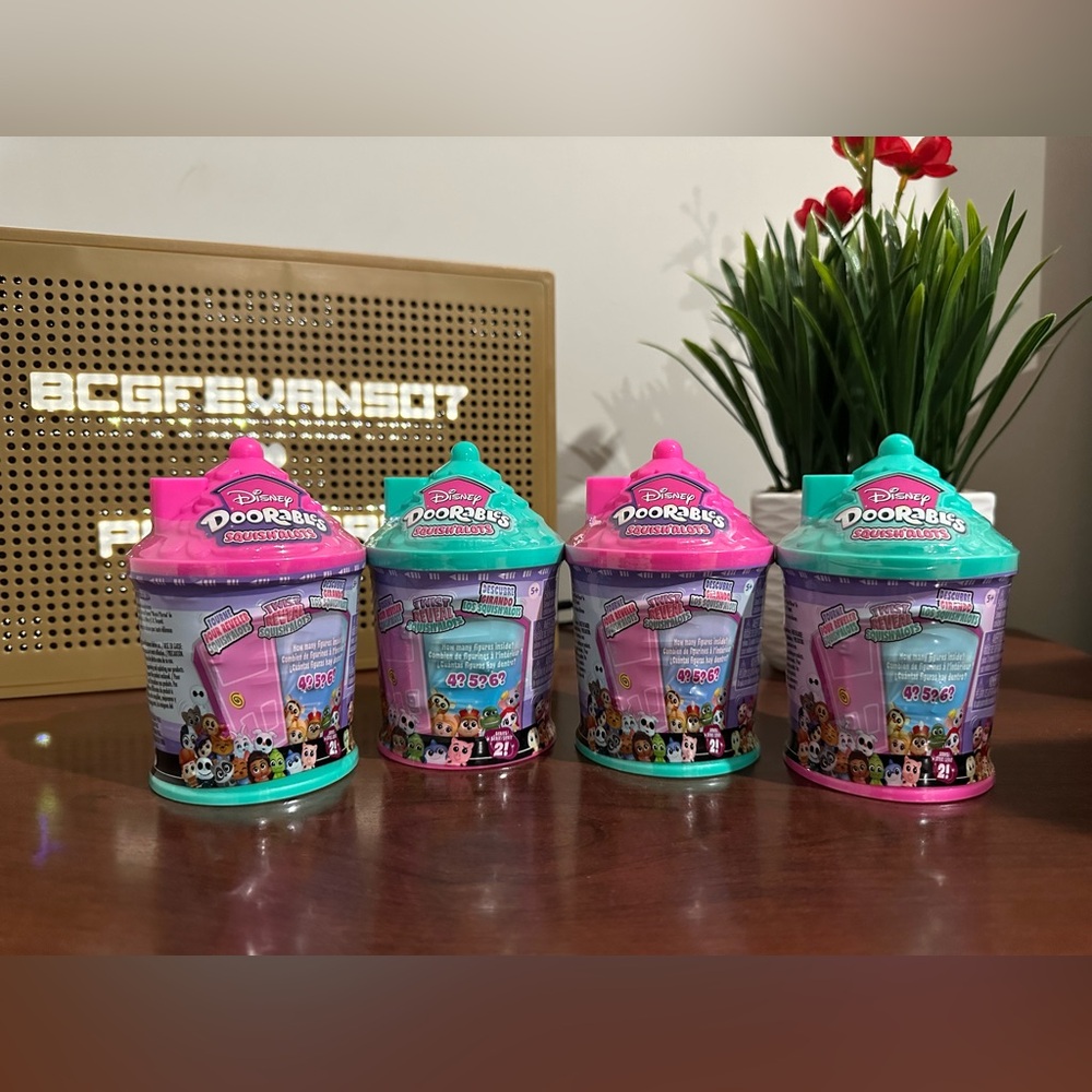New Disney Doorables Squishalots Series 2 LOT of 4